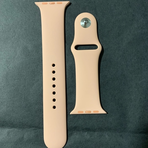 OEM Apple Watch Sport Bands - Pink Citrus 44mm M/L - Picture 2 of 2